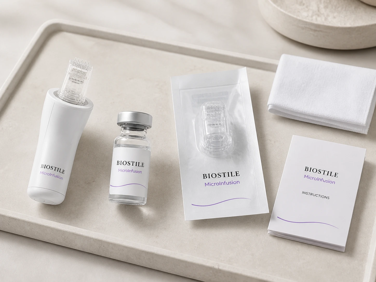 Set MicroInfusion ordinato con applicatore e siero